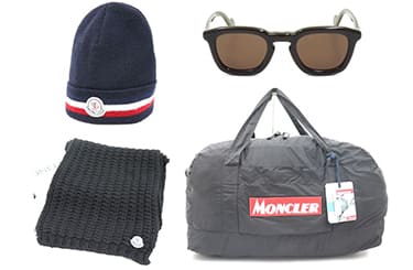 モンクレールのニット帽・サングラス・マフラー・バッグ
