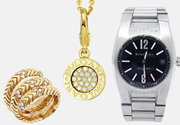 枚方市で買取したブルガリのリングとネックレスと時計