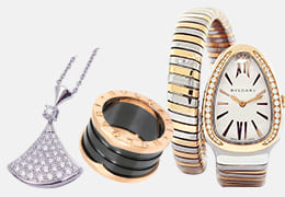 西宮市で買取したブルガリのリングとネックレスと時計