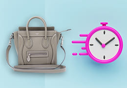セリーヌのバッグと時計