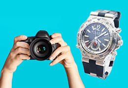 ブルガリの時計とカメラ