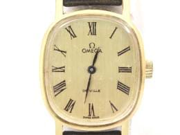 中古のオメガ デヴィル 手巻き時計