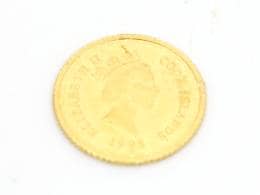 K24(24金)のザベス女王2世金貨 1.2g