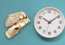 ブルガリのリングと時計