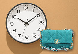 シャネルのバッグと時計