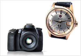 ラドーの時計とカメラ