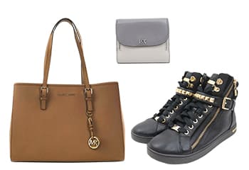 マイケルコースのバッグと財布と靴