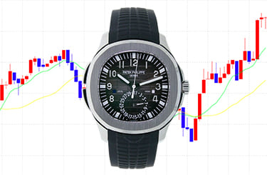 パテックフィリップの時計と相場グラフ