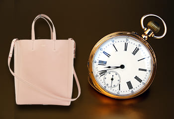 セリーヌの2wayバッグと時計