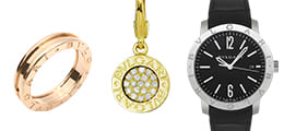 ブルガリのリングとネックレスと時計