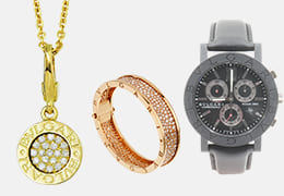 宝塚市で買取したブルガリのネックレスとリングと時計