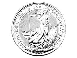 Pt1000(プラチナ1000)のコイン ブリタニア 1oz 31.1g