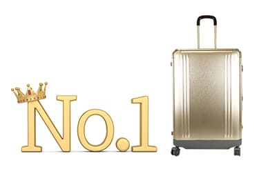 No1とゼロハリバートンのスーツケース