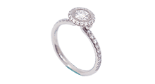 ピアジェのダイヤの婚約指輪