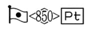 プラチナ850pt