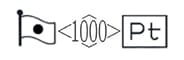 プラチナ1000pt