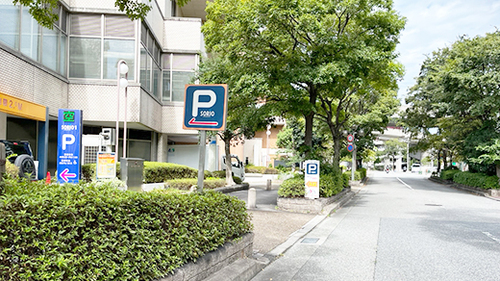 ソリオ1(地下)駐車場の入り口