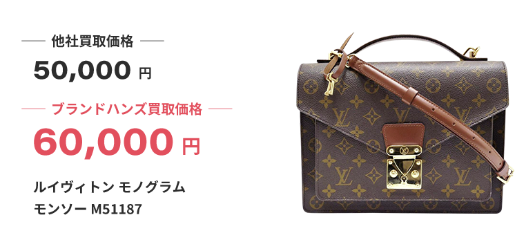 モンソー（ルイヴィトン）買取｜高い買取価格のブランドハンズ