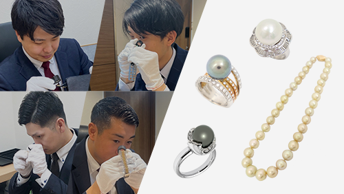 ブランドハンズの鑑定士と宝石のパールネックレストップリング指輪