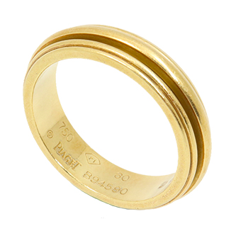 ピアジェの金の婚約指輪マリッジリング