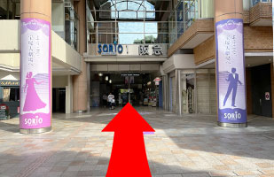 10ソリオ宝塚店へのアクセス-ソリオ宝塚へ入る