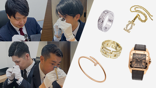 ブランドハンズの鑑定士とカルティエのラブリング-ネックレス-バングル-パンテール時計