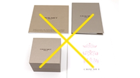 大阪のブランドハンズでは付属品がないショーメでも買取可能