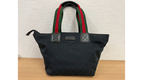 京都四条河原町でグッチのシェリーライントートお買取しました！