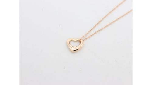 ティファニーオープンハートネックレスPGトップ