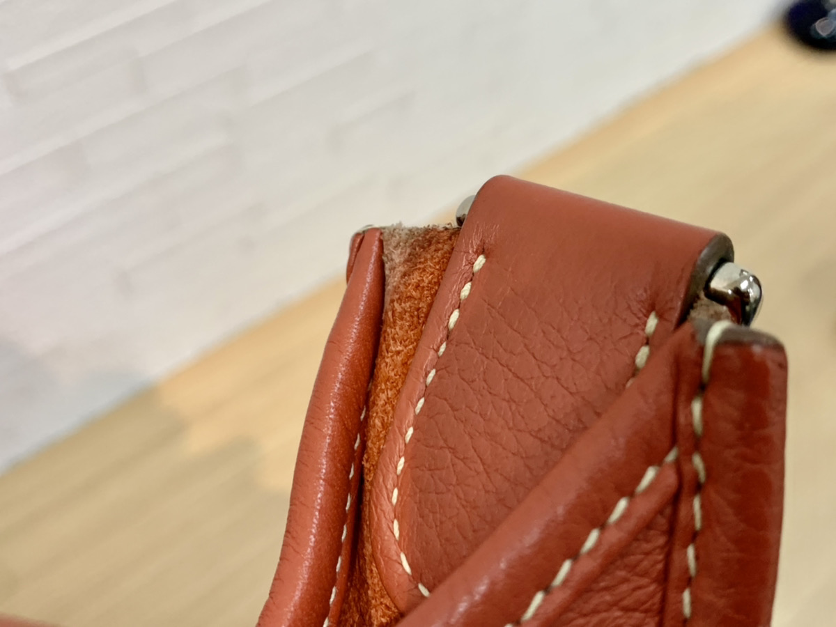 エルメスエブリン3GMショルダー付け根