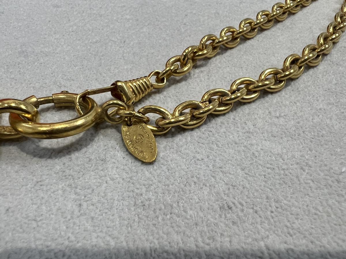 シャネルココマークネックレスチェーン