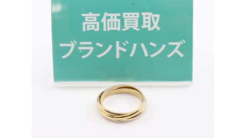 カルティエのトリニティリングサイズ51