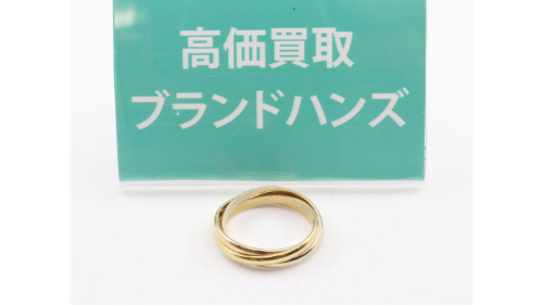 カルティエのトリニティリングサイズ51全体