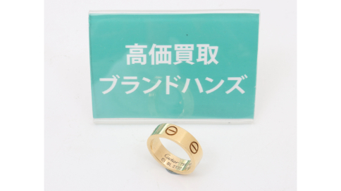 カルティエラブリング750YG