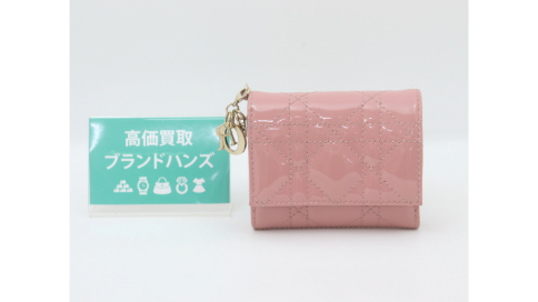 ディオールカナージュ三つ折り財布