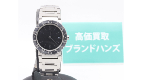 ブルガリのブルガリブルガリクオーツ腕時計黒文字盤