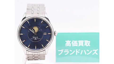 傷のあるボールウォッチのトレインマスター時計