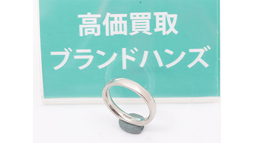 傷の多いプラチナPT950リング全体