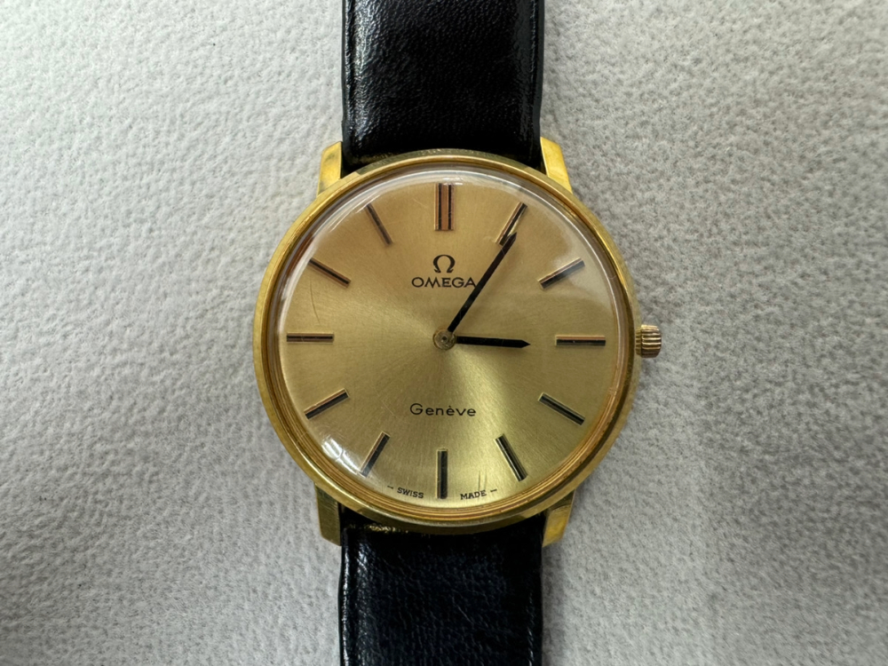 オメガジュネーブのメンズ手巻き時計を買取しました！
