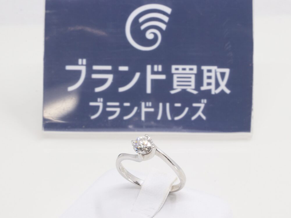 大阪府枚方市でミキモトPT900ダイヤリングをお買取しました！