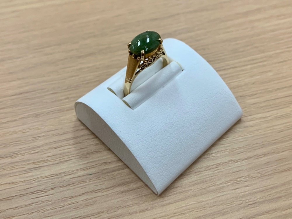 K18 リング ⁄ | 翡翠 指輪 2g k18金 ゴールド 10号 買取専門店さすがや 