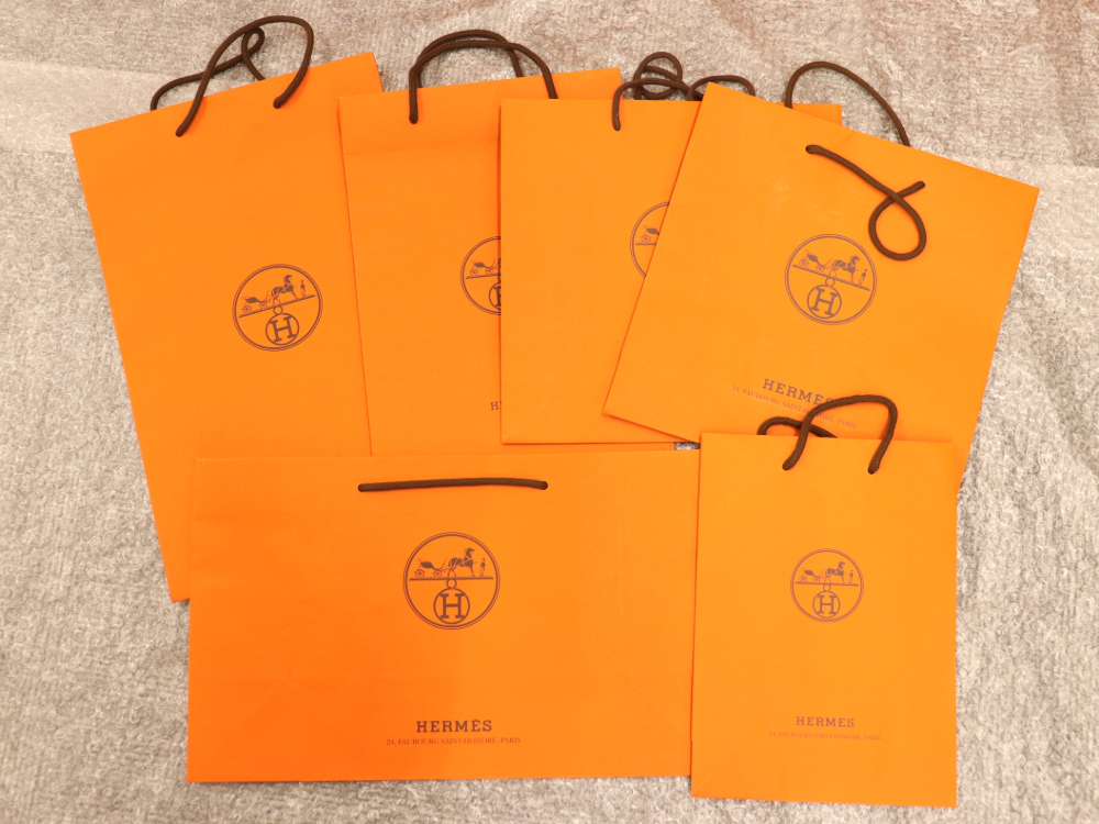 美品のエルメス空箱ショッパーおまとめをお買取しました！