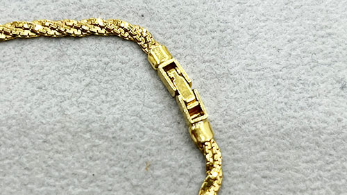K18(18金)ネックレス9.6g金具