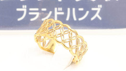 K18(18金)メッシュリング275g