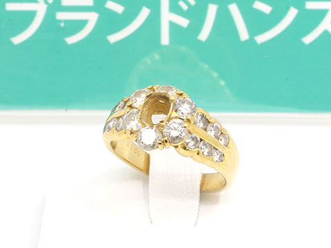 K18ダイヤモンドリング536g