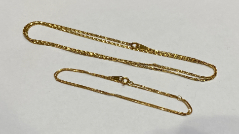 K18ノーブランドネックレス10.7g