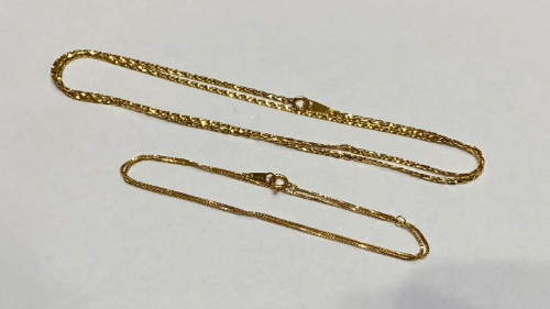 K18ノーブランドネックレス10.7g