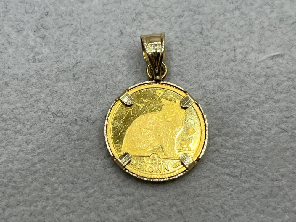 K24マン島キャット金貨125oz裏