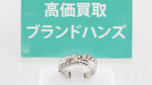 PT900(プラチナ900)ダイヤモンドリング0.5ct上
