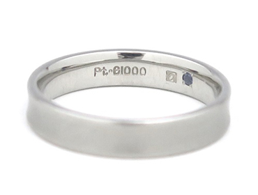 PtG1000純金と純プラチナの刻印